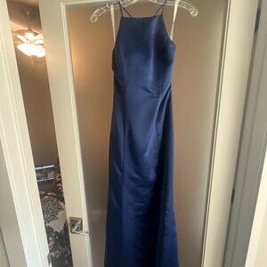Dear Cleo Satin Blue Luna Bridesmaid Dress